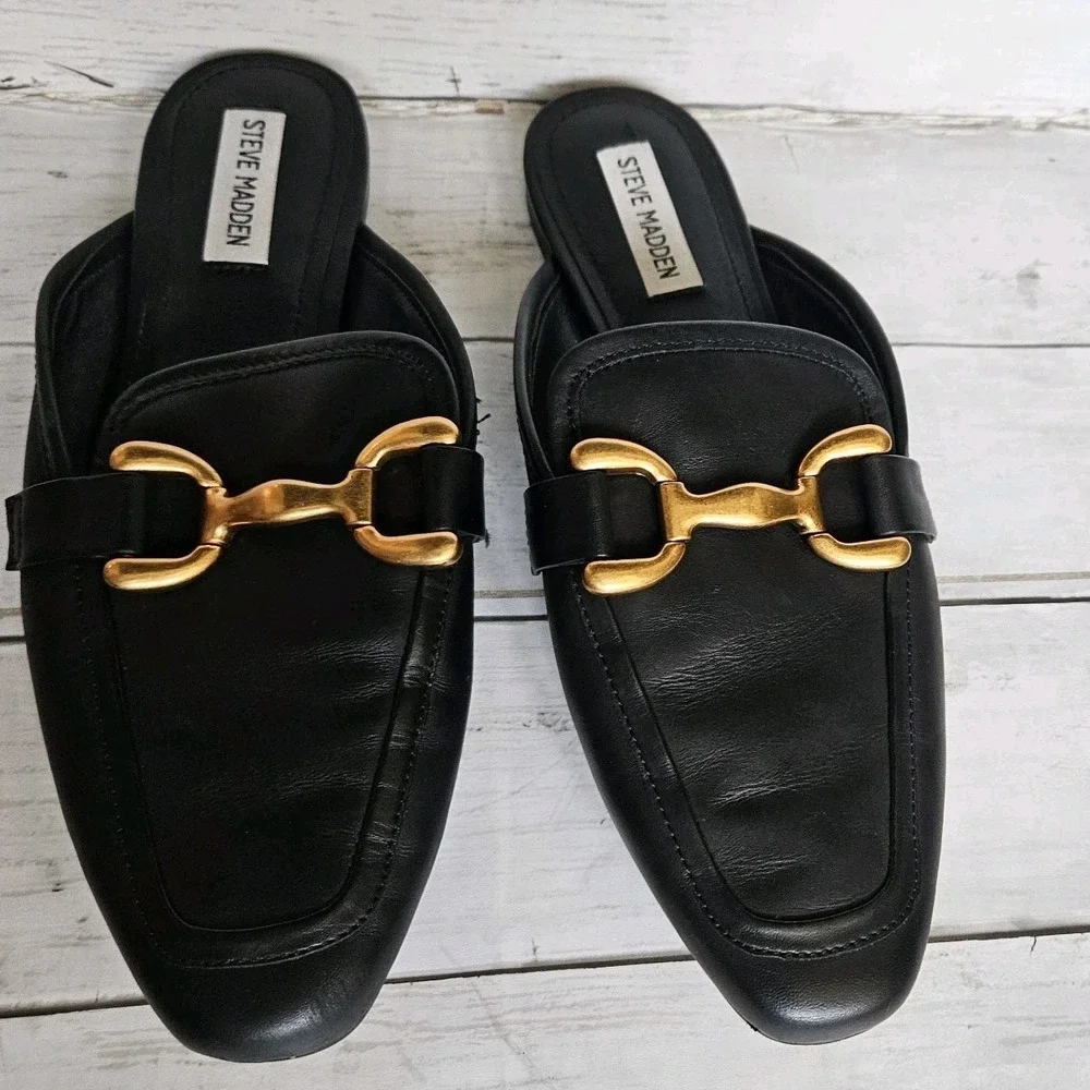 Steve Madden Fortunate Bit Mules Size 9.5 - Picture 2 of 9